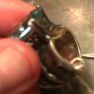 Blue topaz Silpada ring